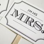Vintage Design - Mr and Mrs..
