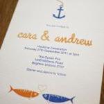 At Sea - Wedding Stationery..