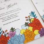 The Succulent Wedding Invit..