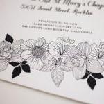 Modern Black and White Wedd..