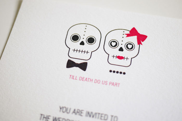 Till Death Do Us Part - Wedding Invitation (PRINTABLE)